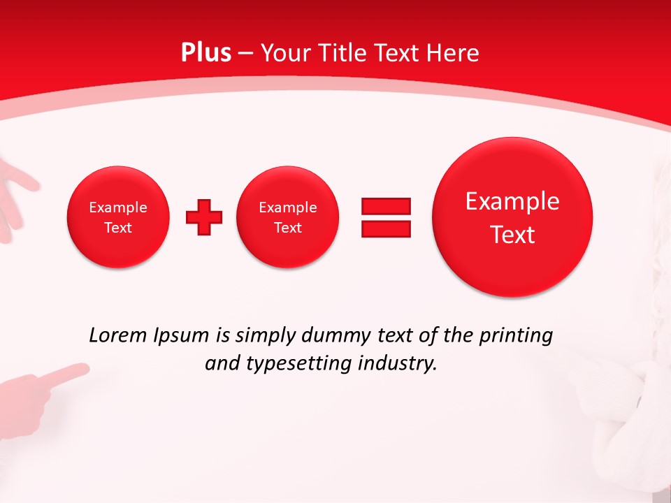 Santa Flyer Hat PowerPoint Template