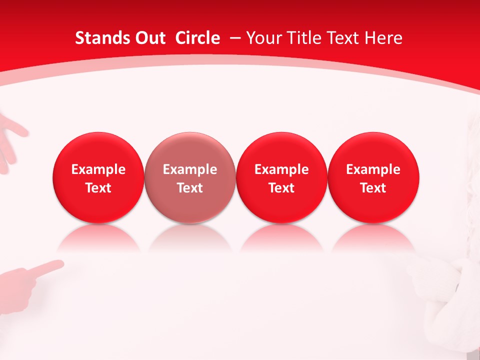 Santa Flyer Hat PowerPoint Template