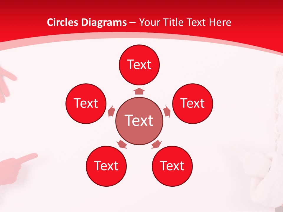 Santa Flyer Hat PowerPoint Template