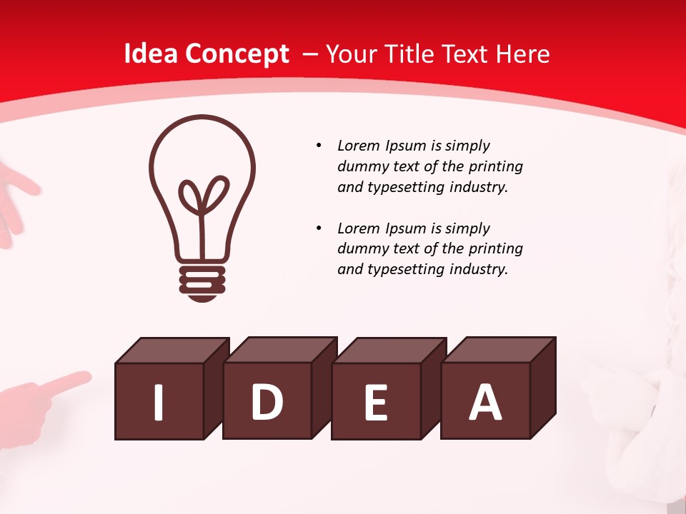 Santa Flyer Hat PowerPoint Template