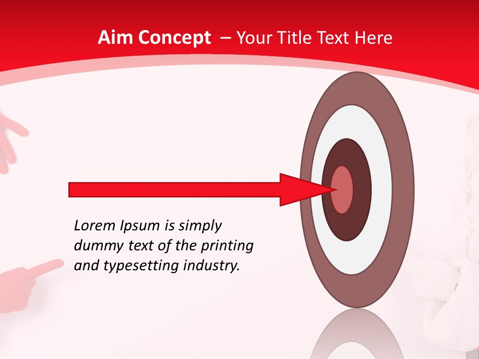 Santa Flyer Hat PowerPoint Template