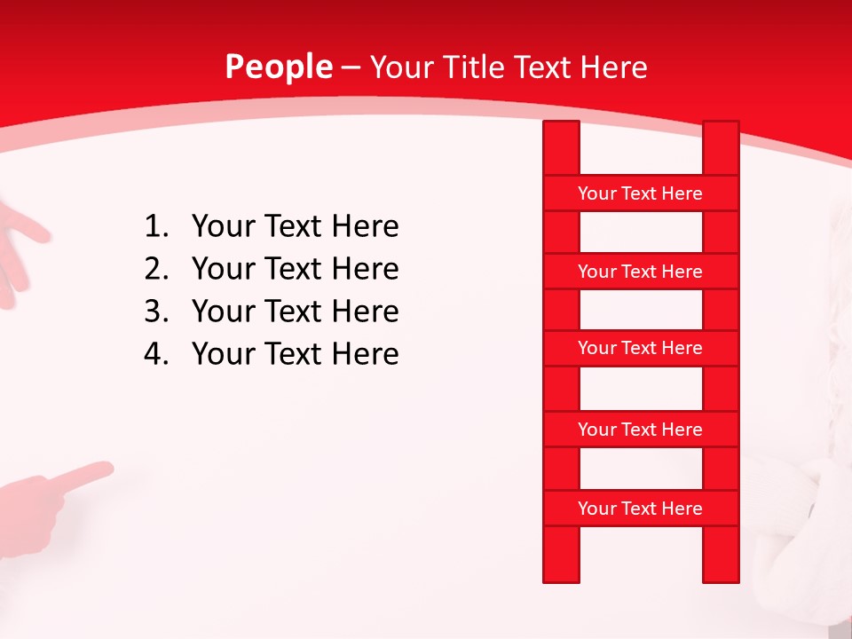 Santa Flyer Hat PowerPoint Template