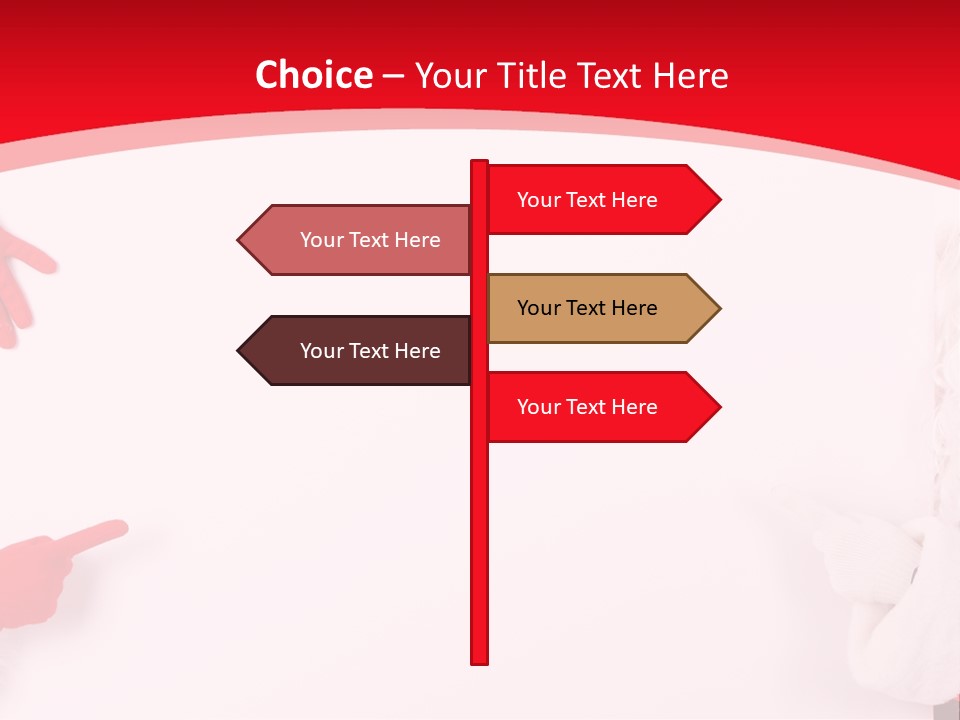 Santa Flyer Hat PowerPoint Template