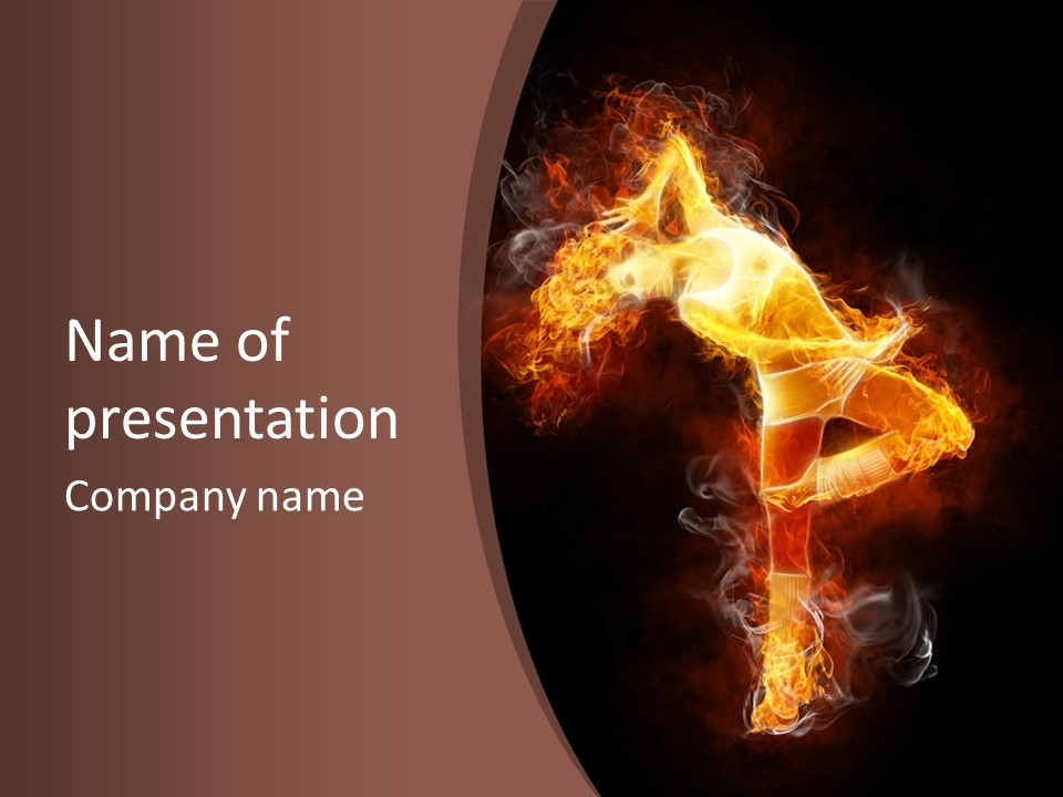 One Performance Move PowerPoint Template