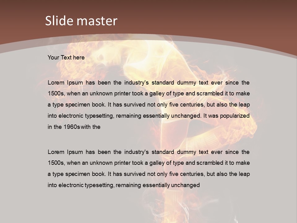 One Performance Move PowerPoint Template