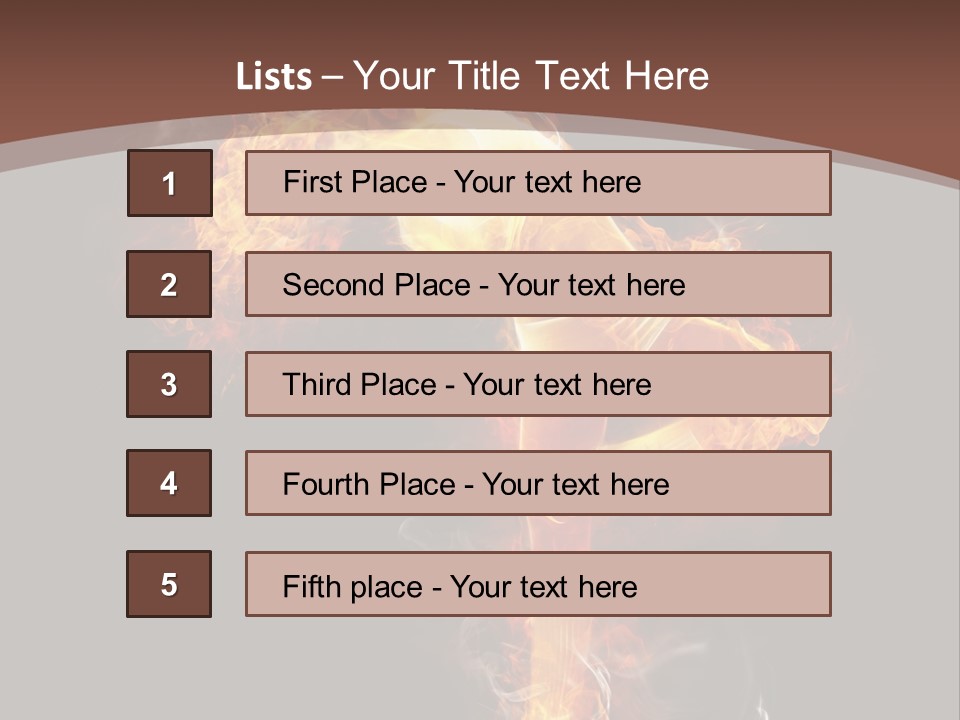 One Performance Move PowerPoint Template