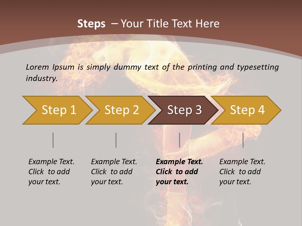One Performance Move PowerPoint Template