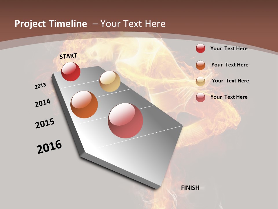 One Performance Move PowerPoint Template