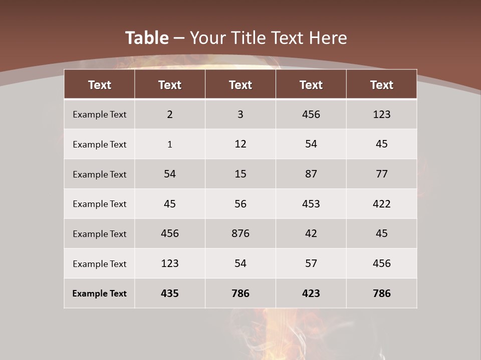 One Performance Move PowerPoint Template
