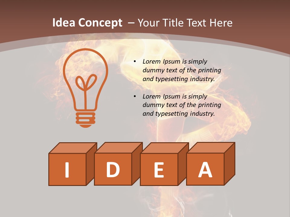 One Performance Move PowerPoint Template