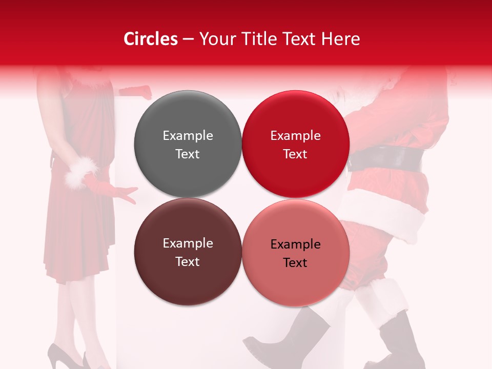 Message Face Holiday PowerPoint Template