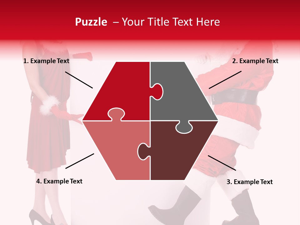 Message Face Holiday PowerPoint Template