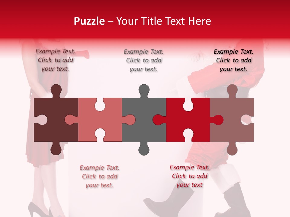 Message Face Holiday PowerPoint Template