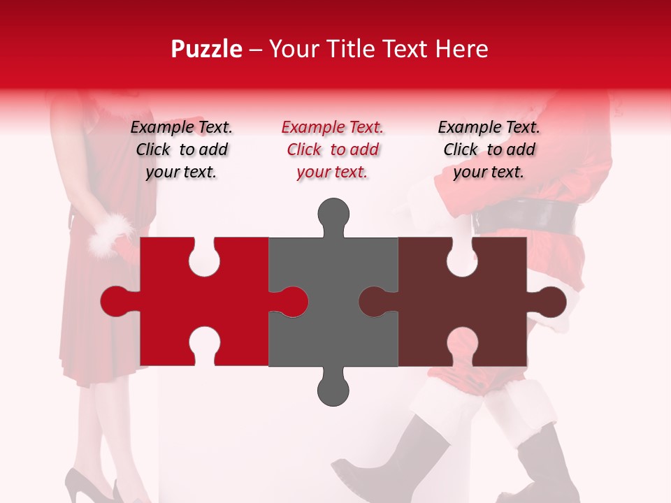 Message Face Holiday PowerPoint Template