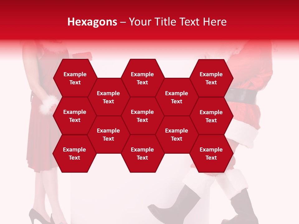 Message Face Holiday PowerPoint Template