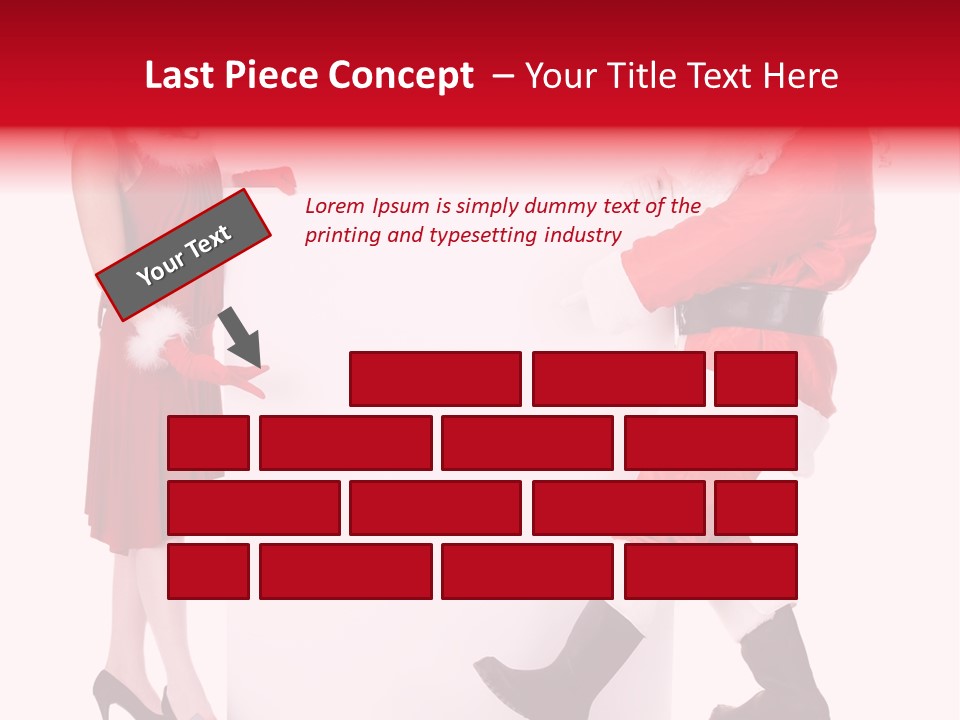 Message Face Holiday PowerPoint Template