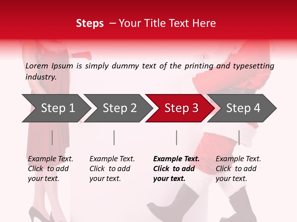 Message Face Holiday PowerPoint Template