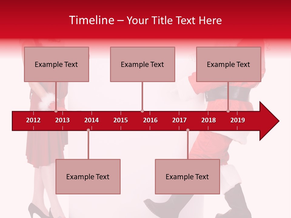 Message Face Holiday PowerPoint Template