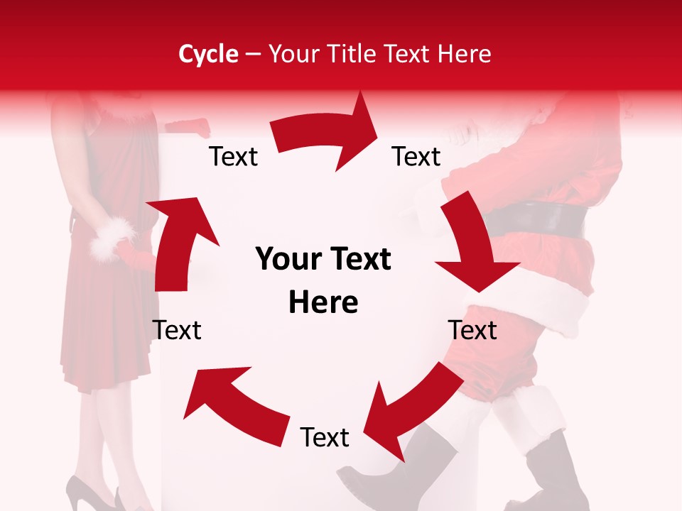 Message Face Holiday PowerPoint Template