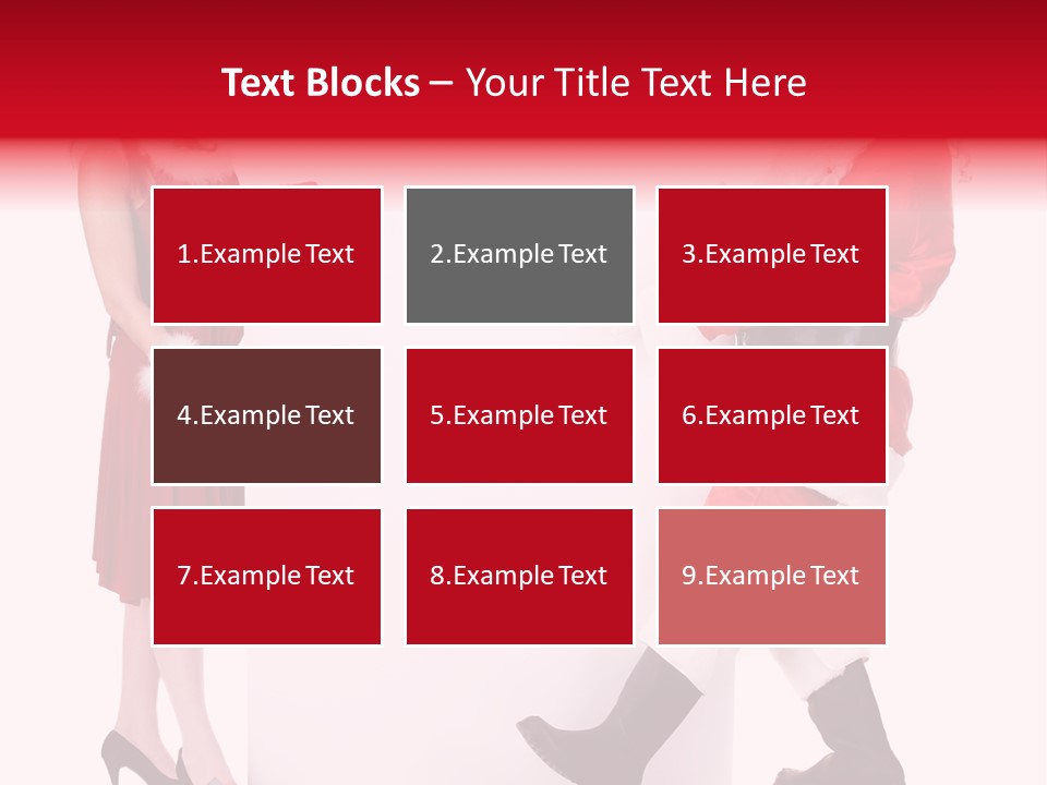 Message Face Holiday PowerPoint Template