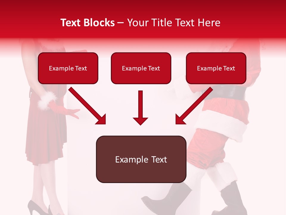 Message Face Holiday PowerPoint Template