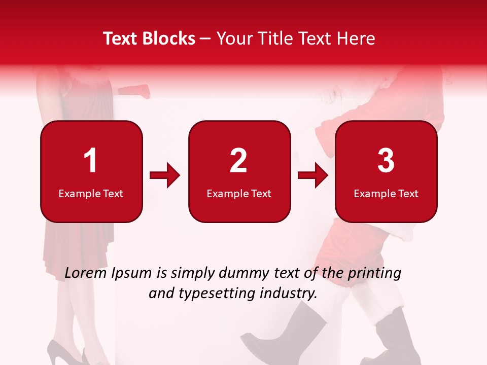 Message Face Holiday PowerPoint Template