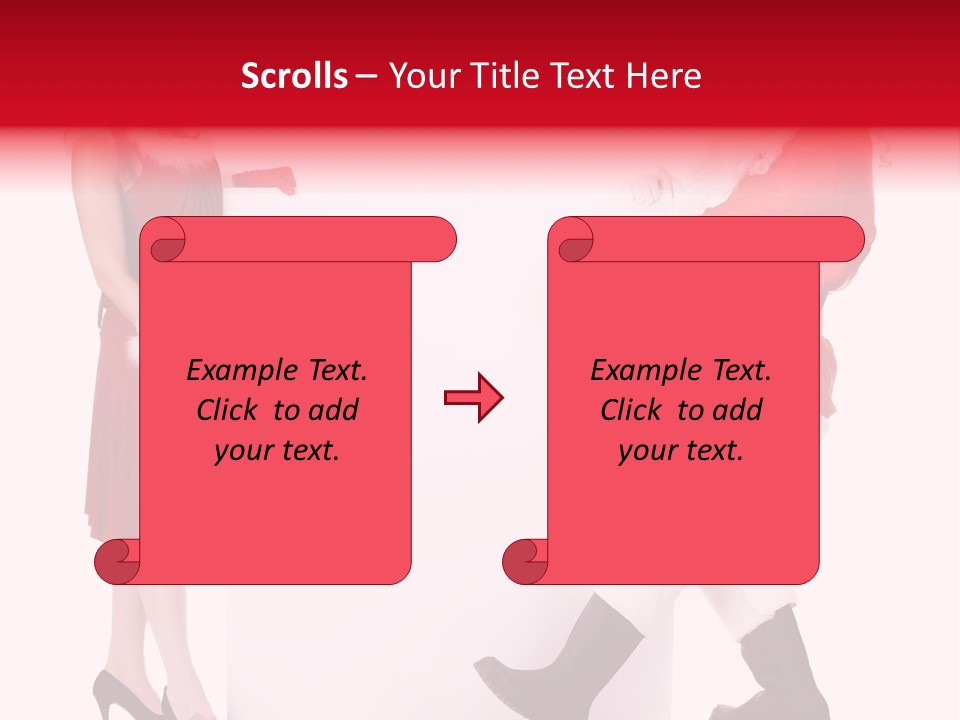 Message Face Holiday PowerPoint Template