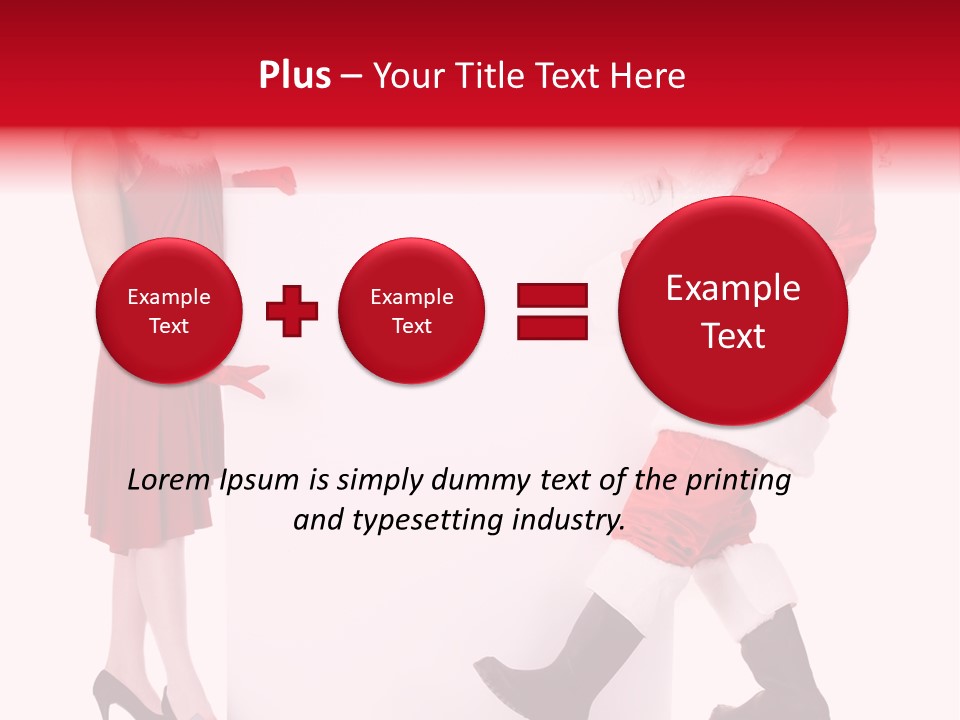 Message Face Holiday PowerPoint Template