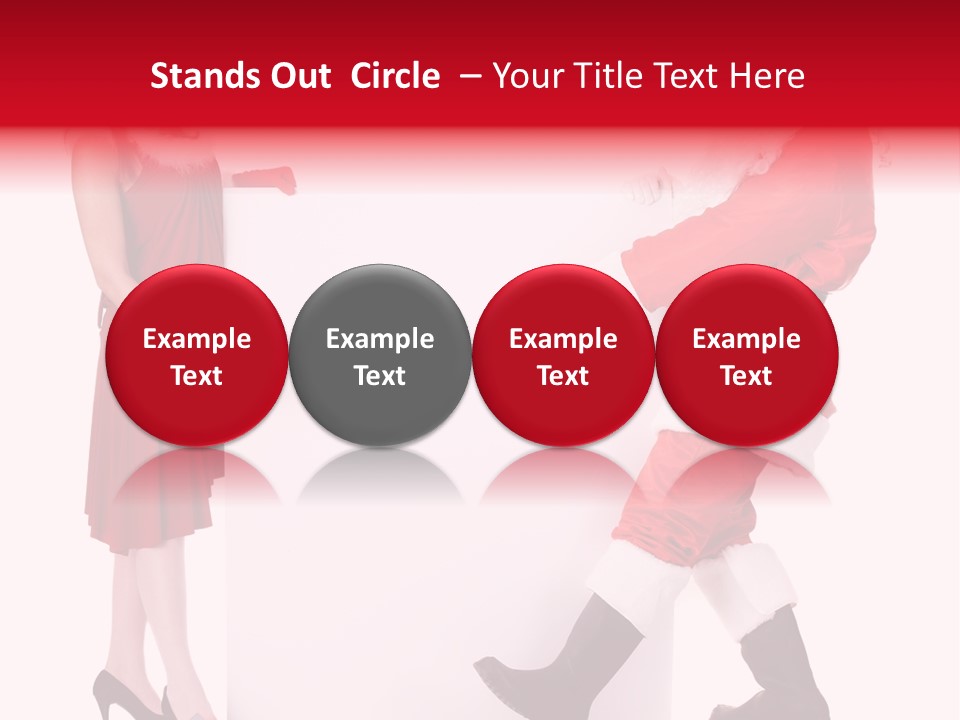 Message Face Holiday PowerPoint Template