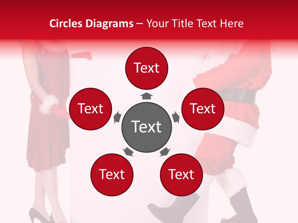 Message Face Holiday PowerPoint Template