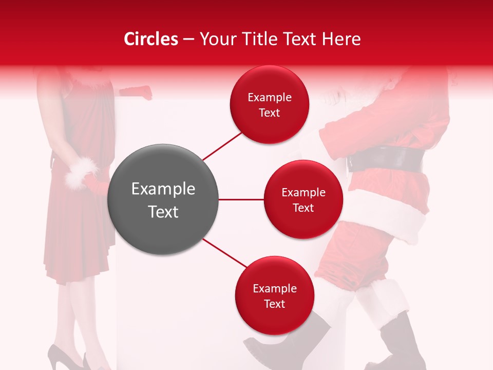 Message Face Holiday PowerPoint Template