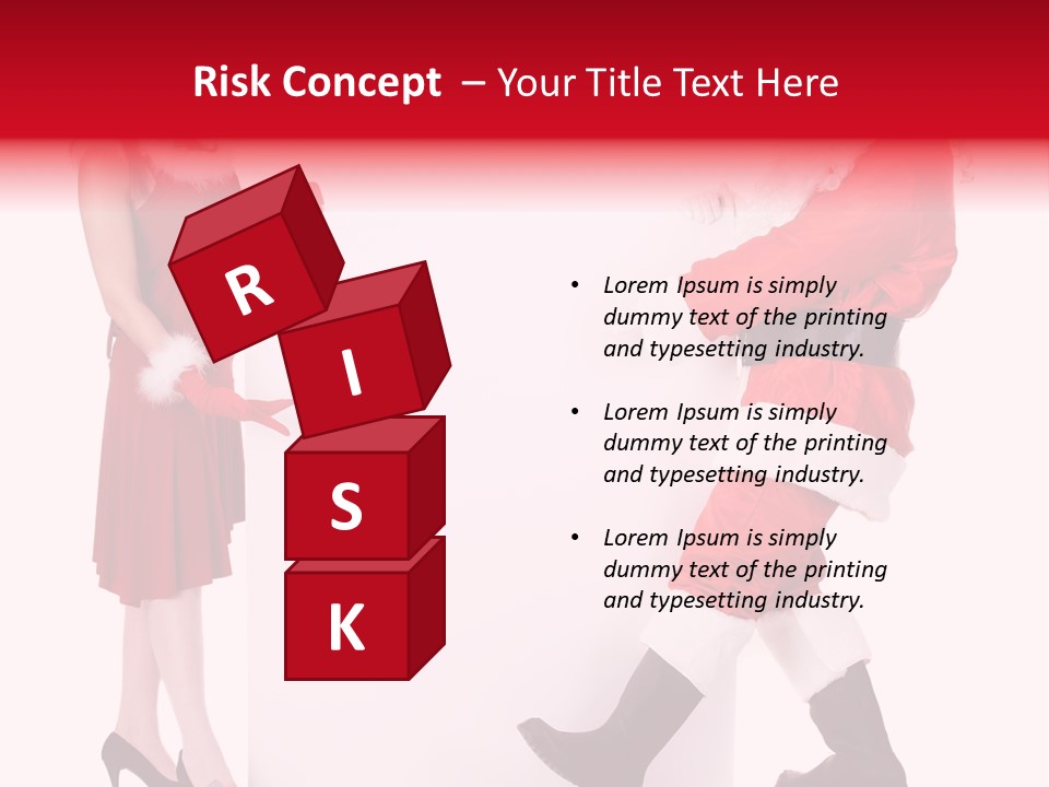 Message Face Holiday PowerPoint Template