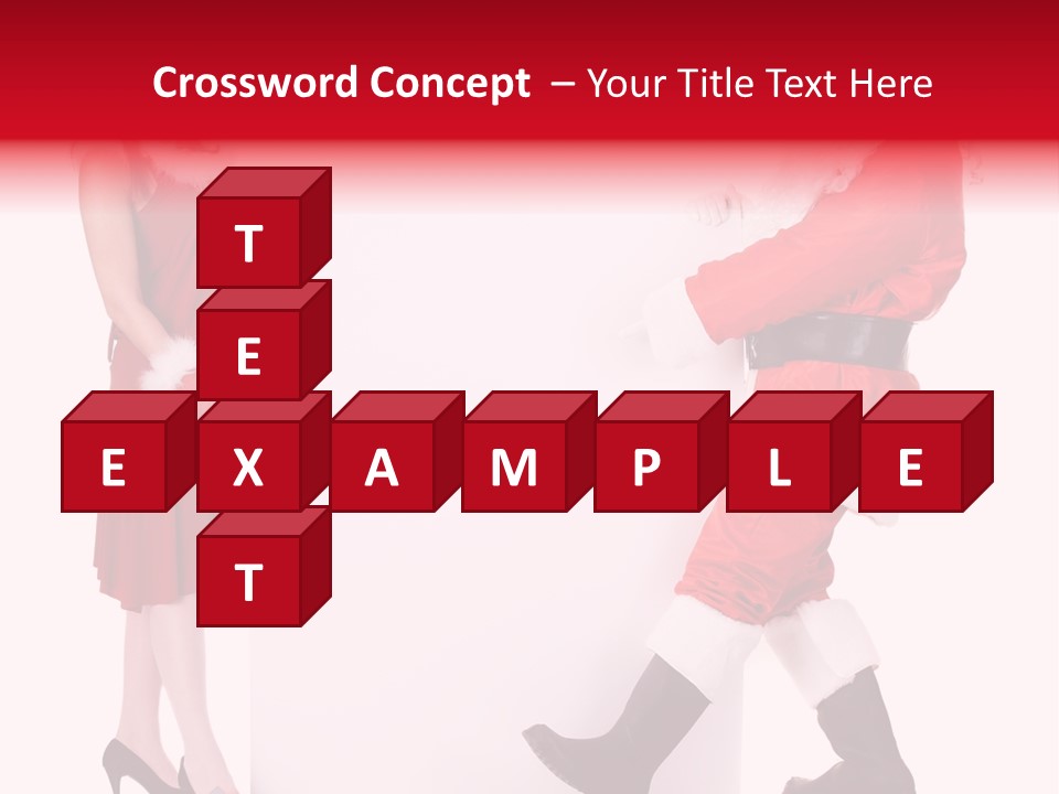 Message Face Holiday PowerPoint Template