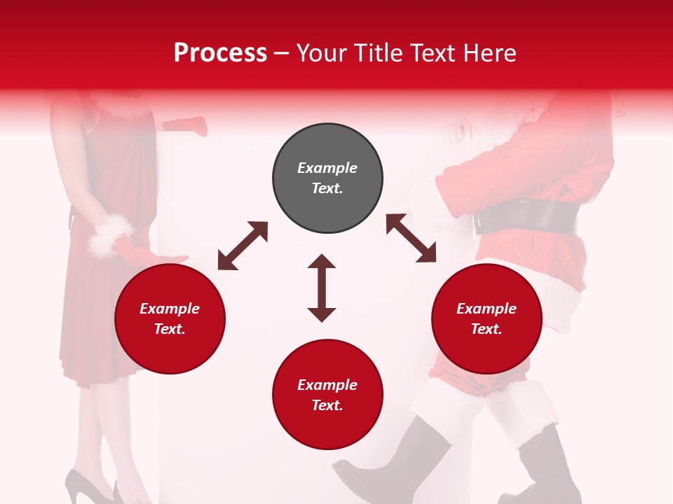 Message Face Holiday PowerPoint Template