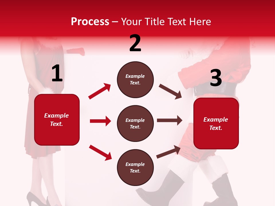 Message Face Holiday PowerPoint Template
