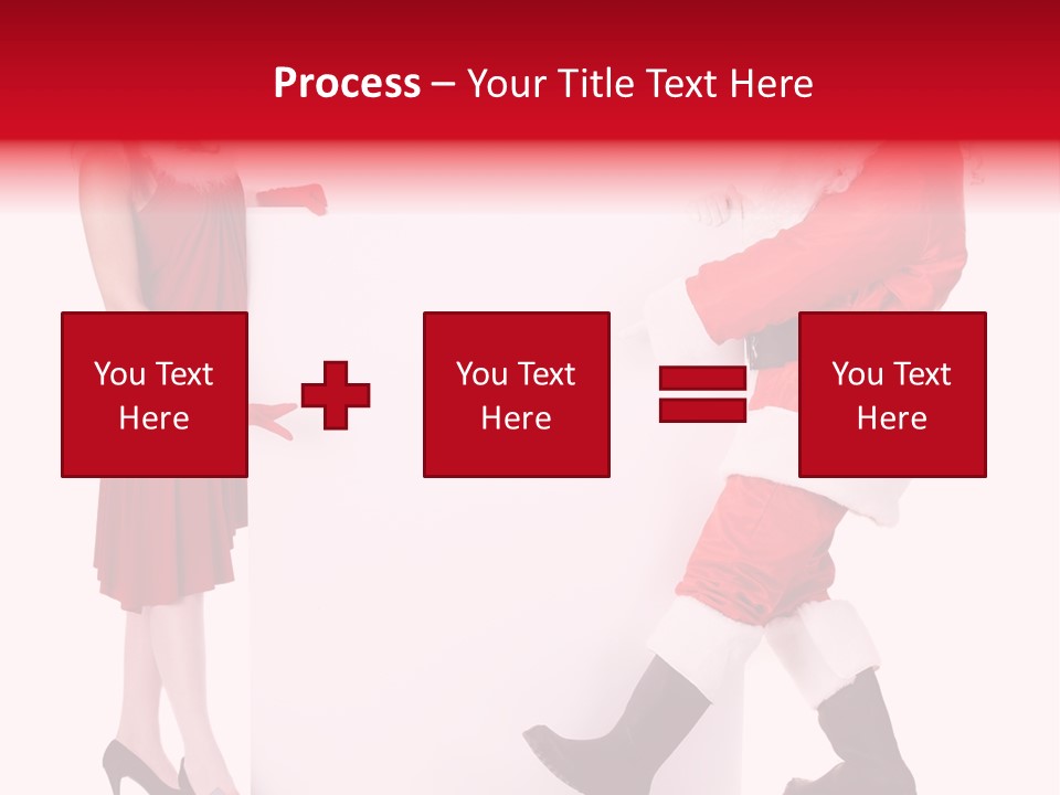 Message Face Holiday PowerPoint Template