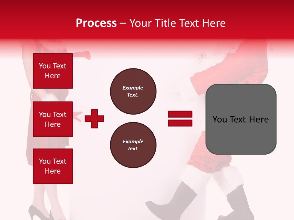 Message Face Holiday PowerPoint Template