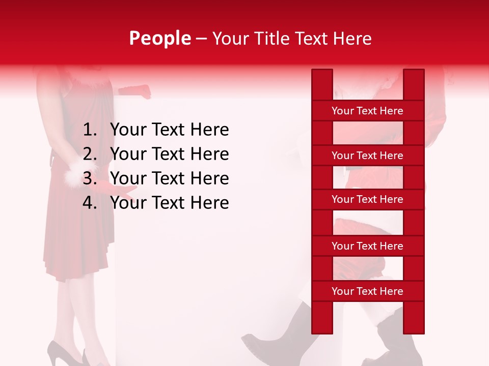 Message Face Holiday PowerPoint Template