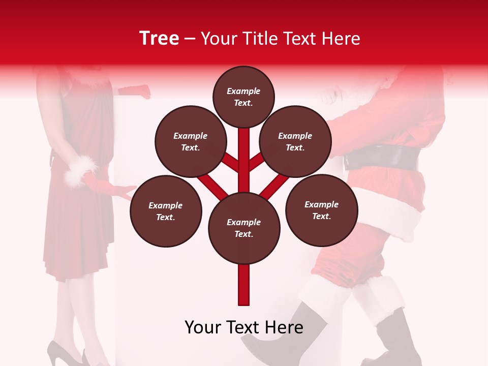 Message Face Holiday PowerPoint Template