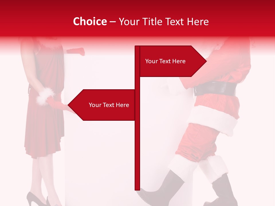 Message Face Holiday PowerPoint Template