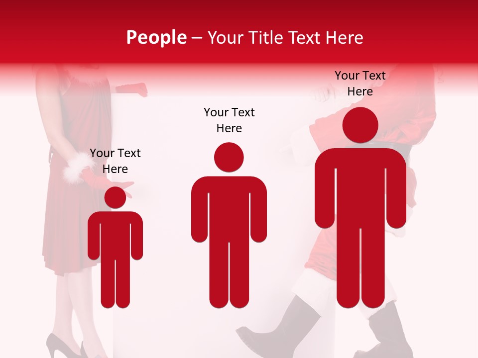 Message Face Holiday PowerPoint Template