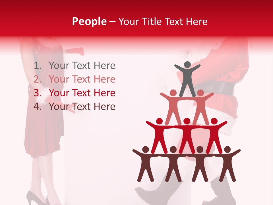 Message Face Holiday PowerPoint Template