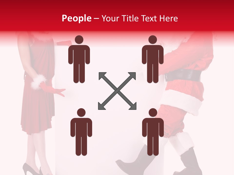 Message Face Holiday PowerPoint Template