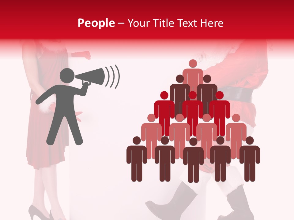 Message Face Holiday PowerPoint Template