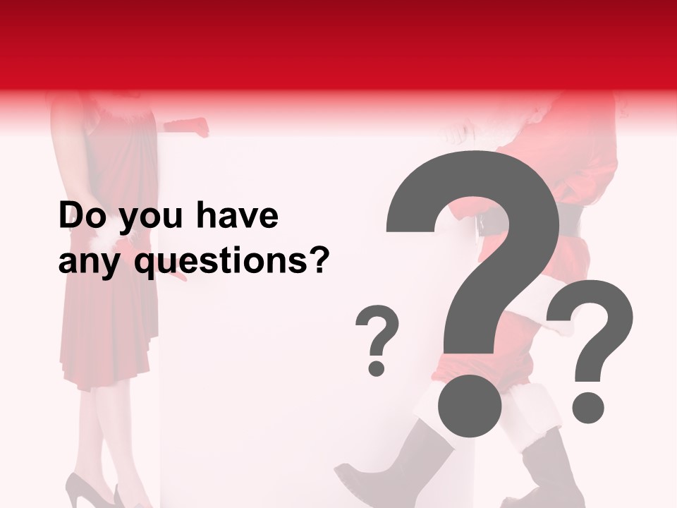 Message Face Holiday PowerPoint Template