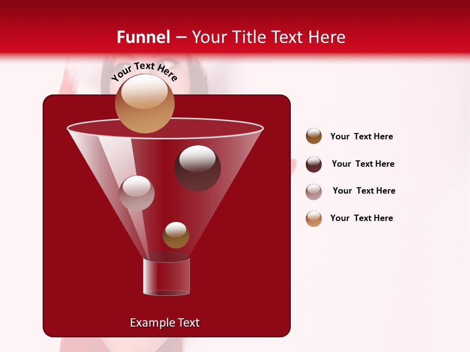 A Woman Wearing A Santa Hat And Red Gloves PowerPoint Template