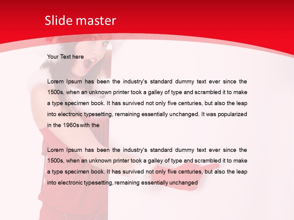 Year Template Isolated PowerPoint Template