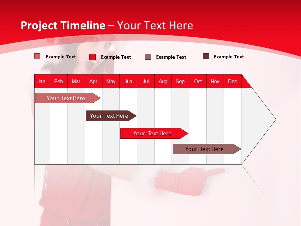 Year Template Isolated PowerPoint Template