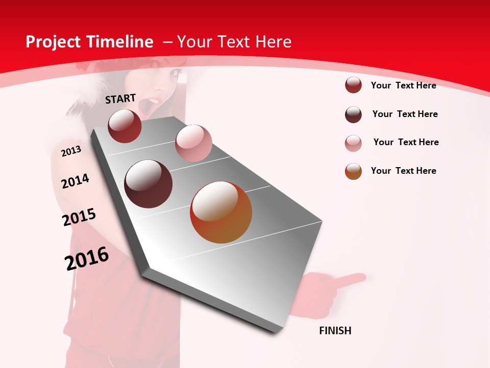 Year Template Isolated PowerPoint Template