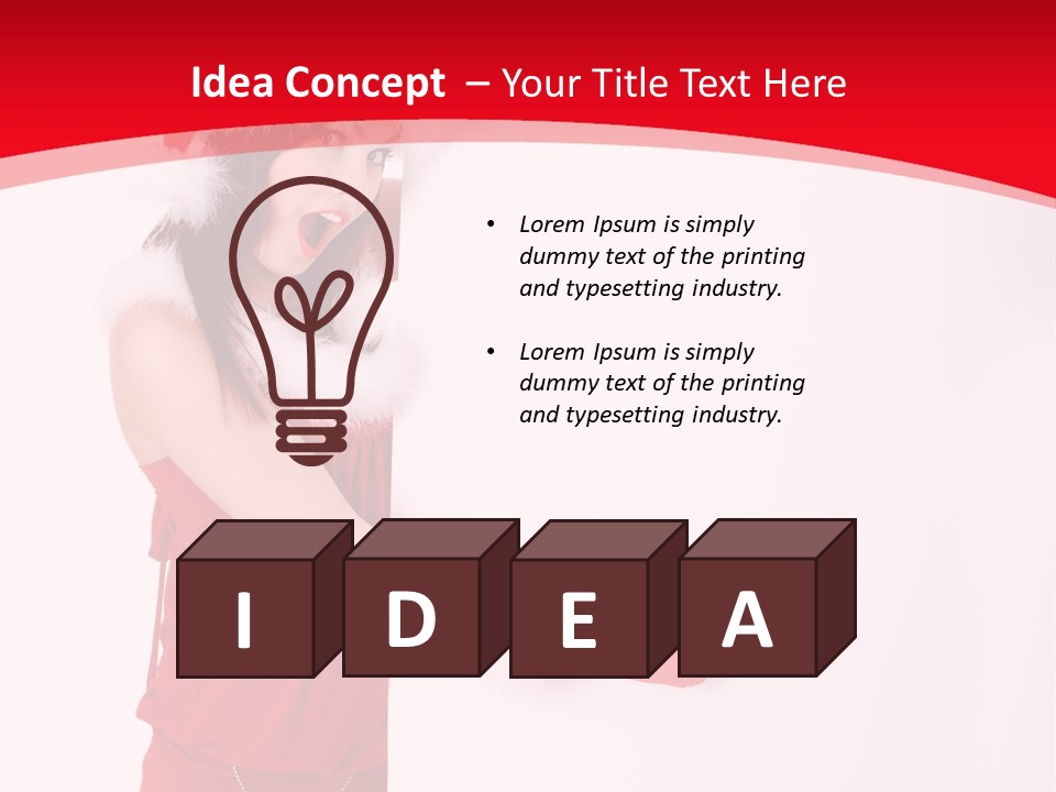 Year Template Isolated PowerPoint Template